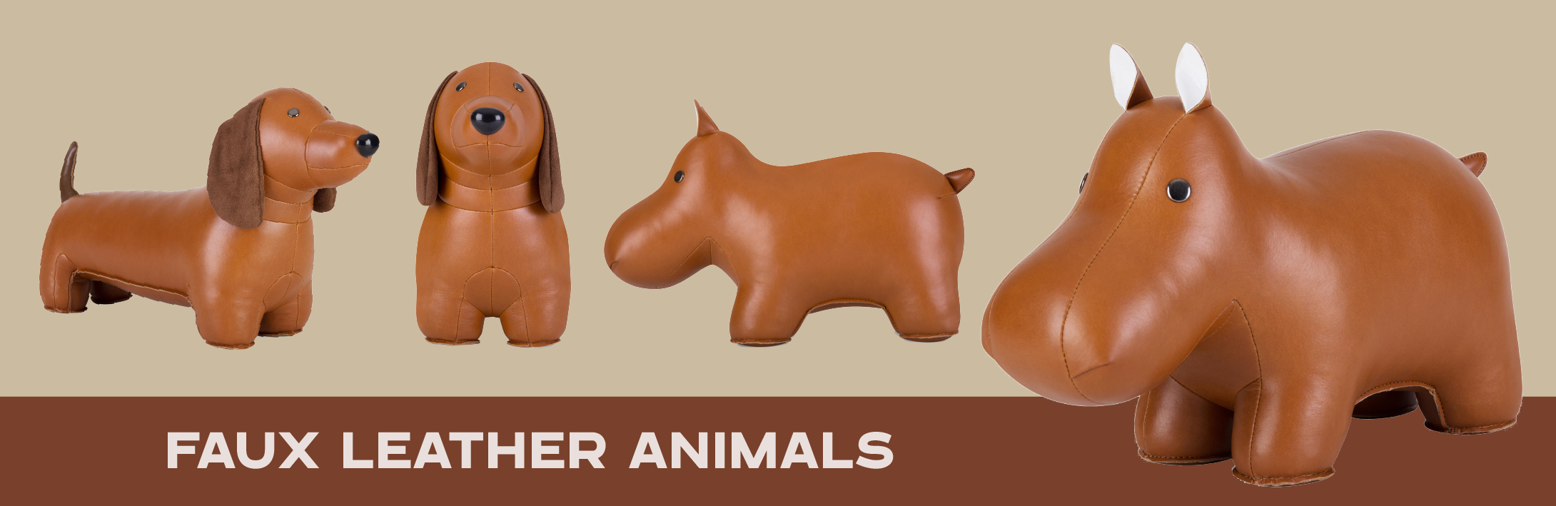 Faux Leather Animals