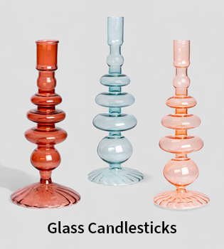 Glass Candlesticks