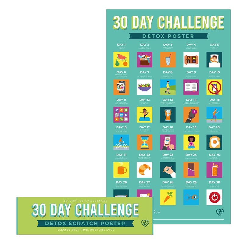 30 Day Challenge Poster Detox