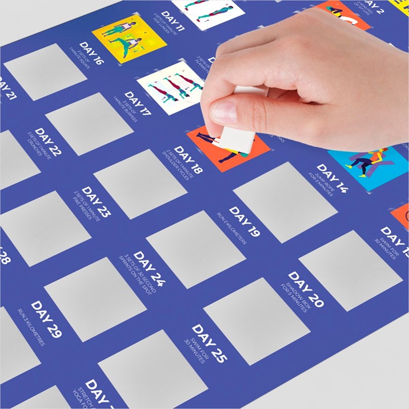 30 Day Challenge Poster Exercise 30 Day Challenge Poster Exercise