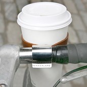 Leather Bike Cup Holder