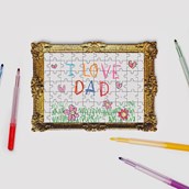 Framed Personalised Drawing Puzzle