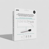 'I Love You Because' Mirror Sticker and Pen