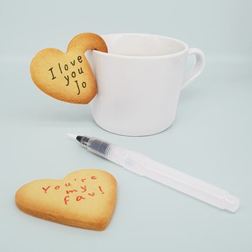 Personalised Heart Cookie Kit
