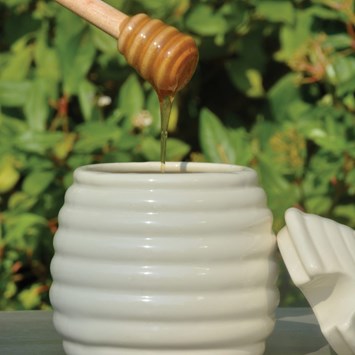 Beehive Honey Pot