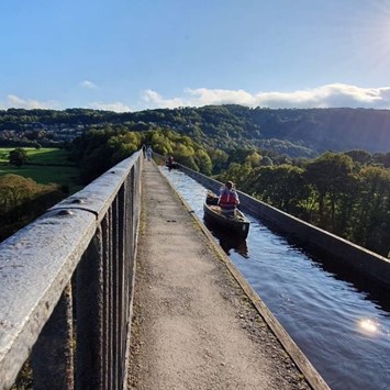Canoe Along the Highest Aqueduct in the World for Two