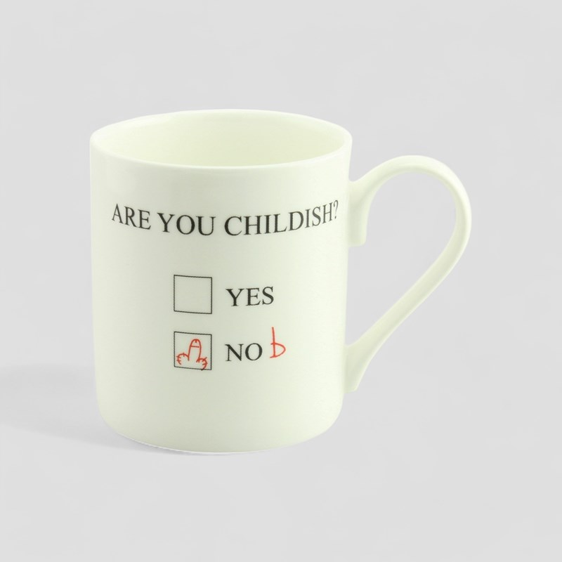 Are You Childish? Mug | An extremely cheeky mug Are You Childish? Mug | An extremely cheeky mug