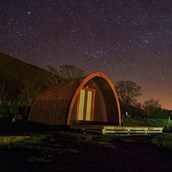 One Night Eco Glamping Pod Break at the Quiet Site, Lake District
