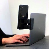 Computer Clip On Phone Stand